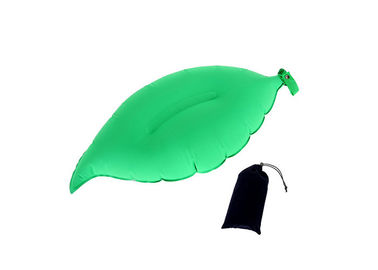 Zielona nadmuchiwana poduszka podróżna Materiał z pianki pamięci z torbą do przechowywania dostawca