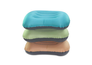 Różne kolorowe miękkie nadmuchiwane poduszki podróżne z tkaniny kompozytowej TPU dostawca
