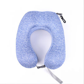 Niebieska poduszka z pianki z pamięcią dla niemowląt Poduszka podróżna z płaską główką do samolotu dostawca